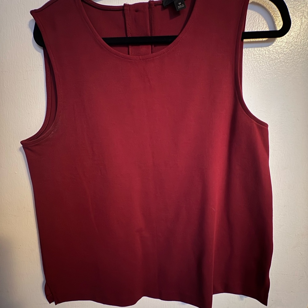 J. Crew Rich Maroon Sleeveless Tank Top